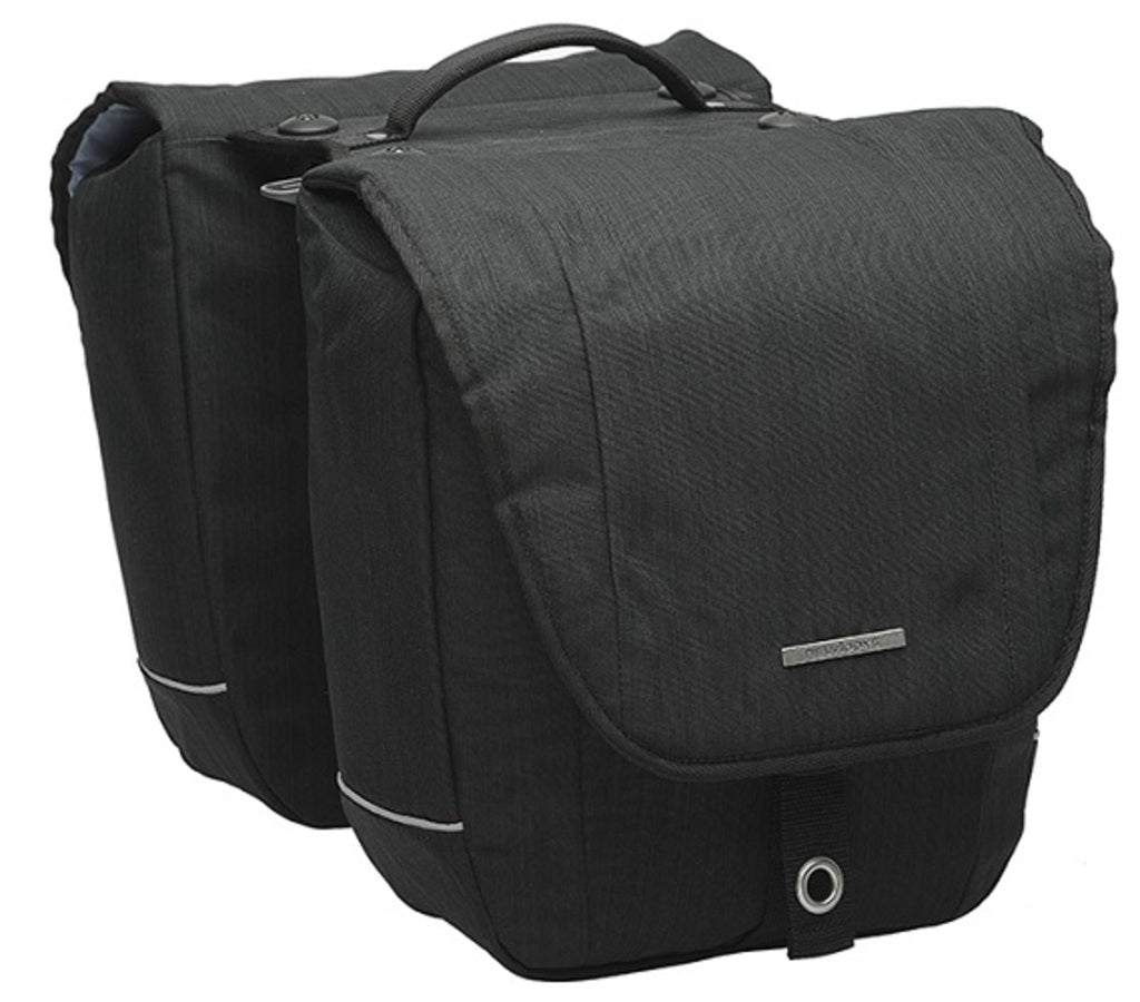 Dubbele-Fietstas-New-Looxs-Avero-Racktime-Black-25-Liter Dubbele-Fietstas-New-Looxs-Avero-Racktime-Black-25-Liter